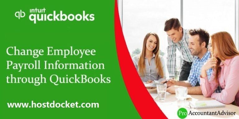 How to Change Employee Payroll Information through QuickBooks?