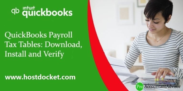 How to fix QuickBooks payroll tax tables: Download, install, and verify?