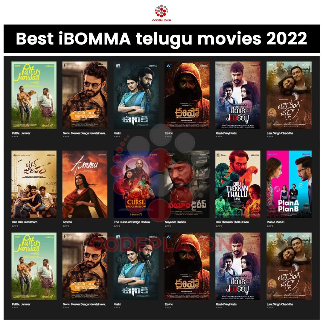 Best iBOMMA telugu movies 2022 Codeplayon