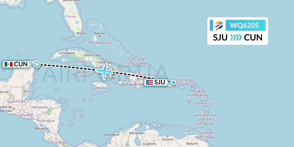 $137 Flights from +1(800) 348-5370 SAN JUAN (SJU) to Cancun (CUN)