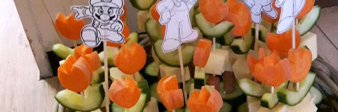 Gezonde traktatie mario bross | Memmieblogger