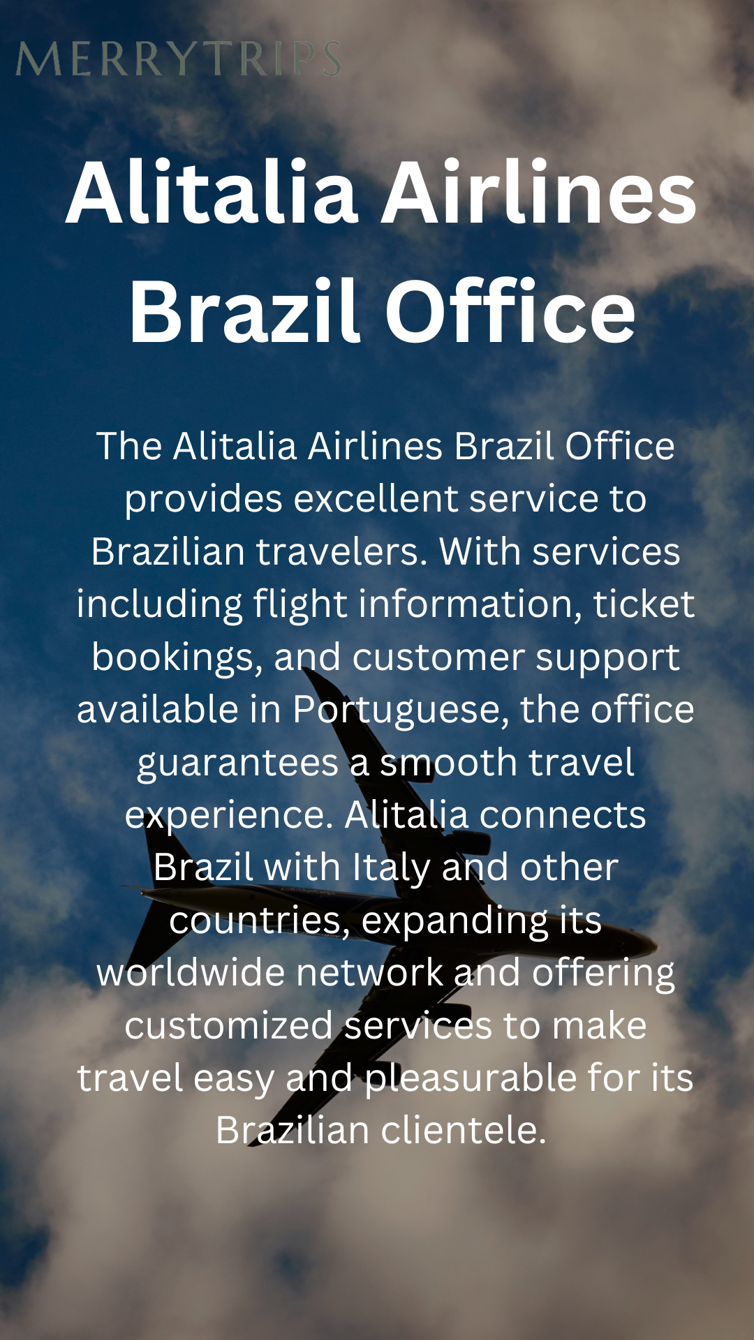 Alitalia Airlines Brazil Office - Yoors