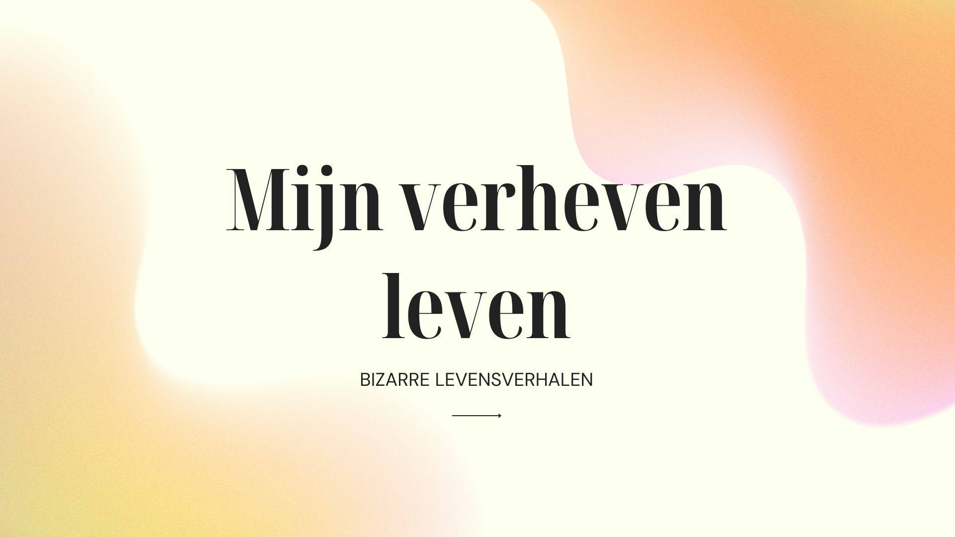 Intro verheven levensverhalen | Dana