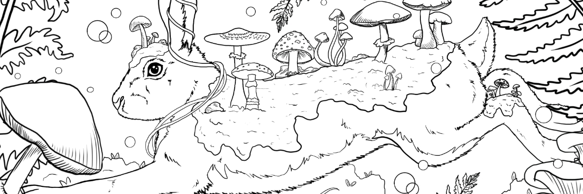 An income with coloring pages | HippieFox