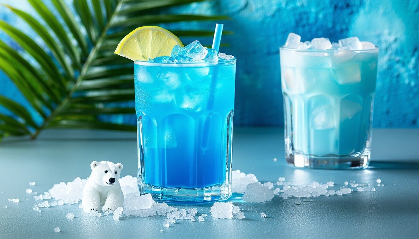 Polar Bear Cocktail – Cool Blue Drink with Blue Curaçao | Curaçao HOW