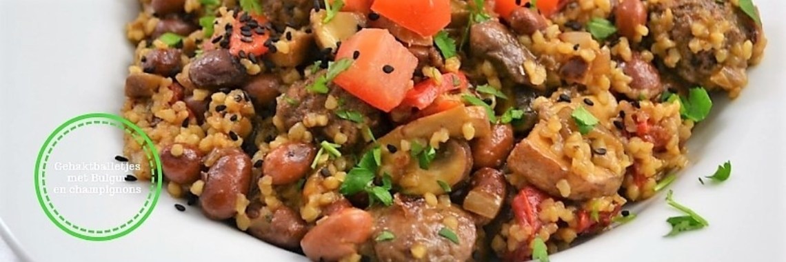 bulgur met gehaktballetjes | ElisabethsMagazine