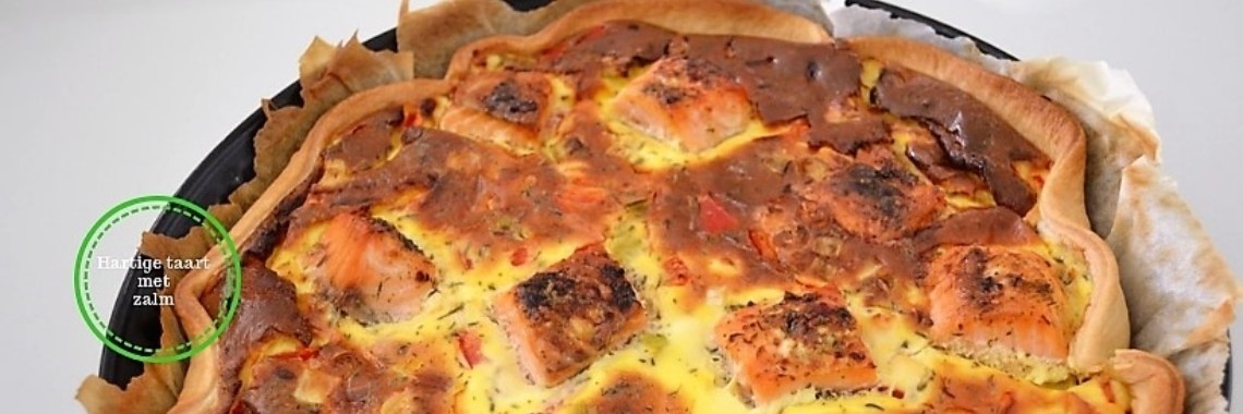 hartige taart met zalm | ElisabethsMagazine
