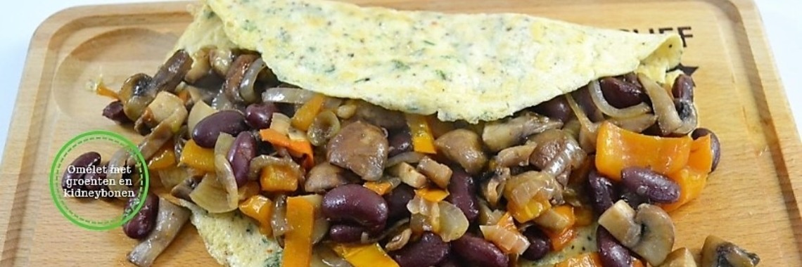 Omelet met groenten en kidneybonen | ElisabethsMagazine
