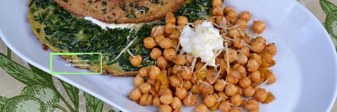 omelet spinazie kikkererwten | ElisabethsMagazine