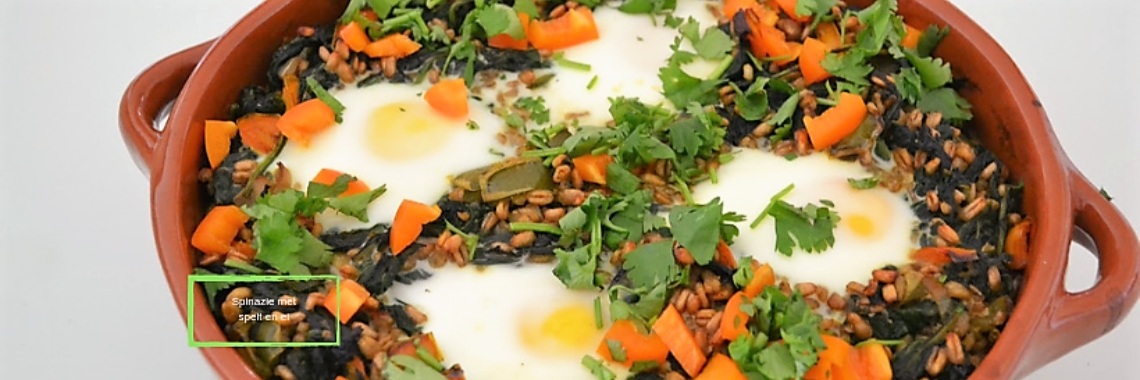 spinazie met ei uit de oven | ElisabethsMagazine