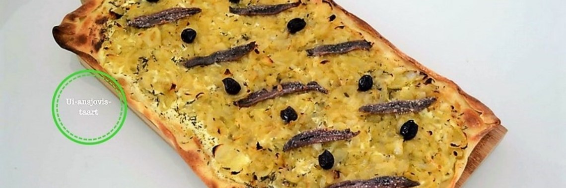 Uien ansjovis taart | ElisabethsMagazine
