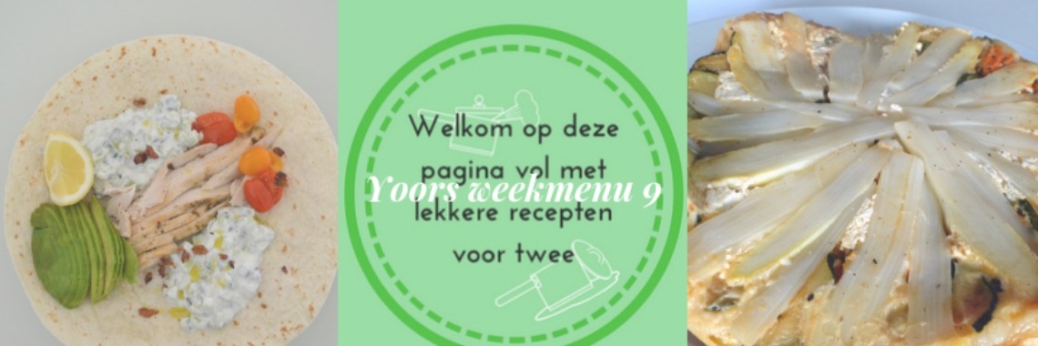 weekmenu 9 | ElisabethsMagazine