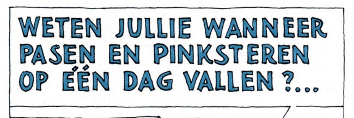 Als Pasen en Pinksteren op één dag vallen... | LWAlmanak