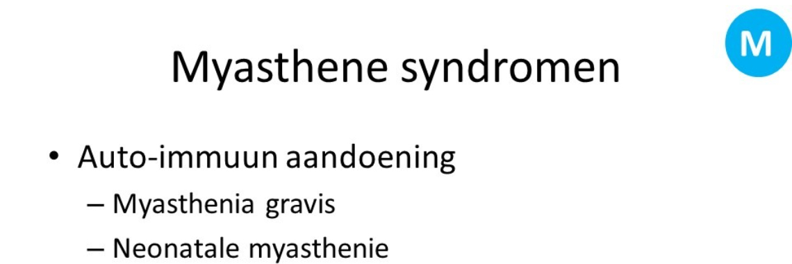 Wat is: Congenitaal Myasthenia? | LWAlmanak