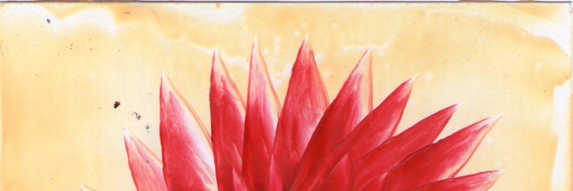 Dahlia, werkje van de dag 1-2-2017 | Encaustichris