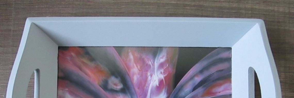 Dienblaadje met encaustic, werkje van de dag 25-1-2017 | Encaustichris