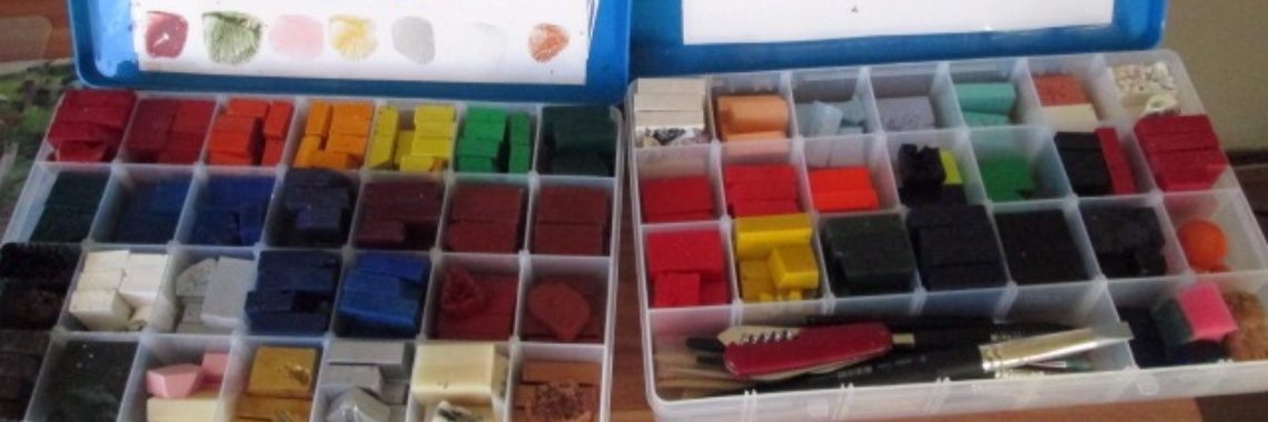 Een kijkje in de encaustic art keuken.... | Encaustichris