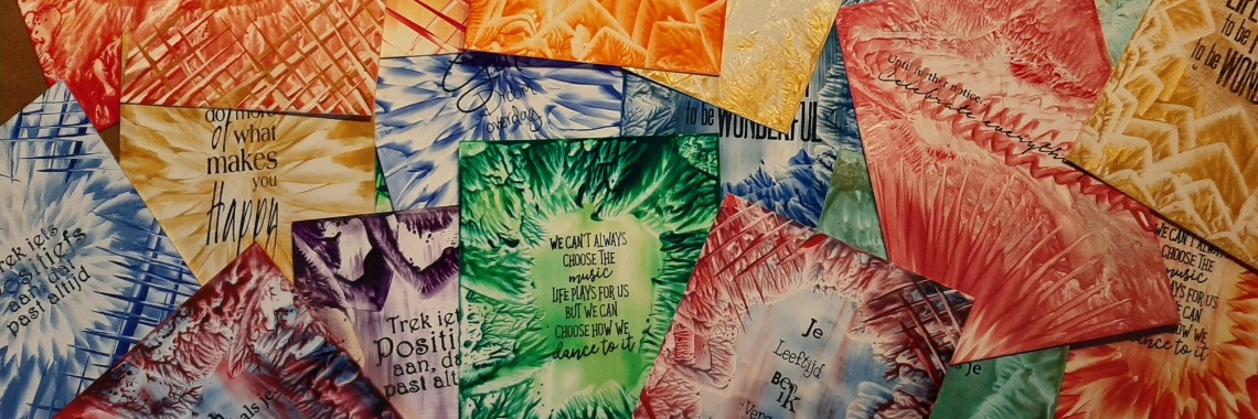 Kaartjes, kaartjes, kaartjes..... werkjes van de dag 9-2-2020 | Encaustichris