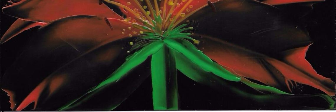 Lelie, werkje van de dag 24-1-2017 | Encaustichris