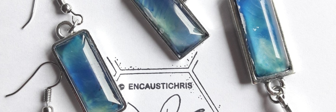 Sieraden-set, werkje van de dag 13-3-2019 | Encaustichris