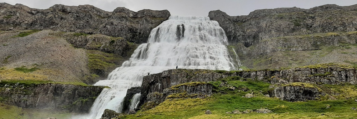 Vijfig tinten groen: De Dynjandi waterval. | Encaustichris