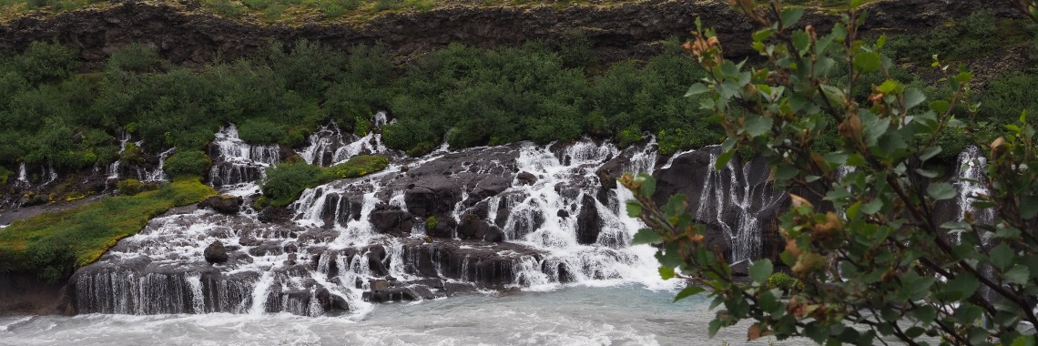 Fifty shades of green: Hraunfossar and Bjarnafoss | Encaustichris