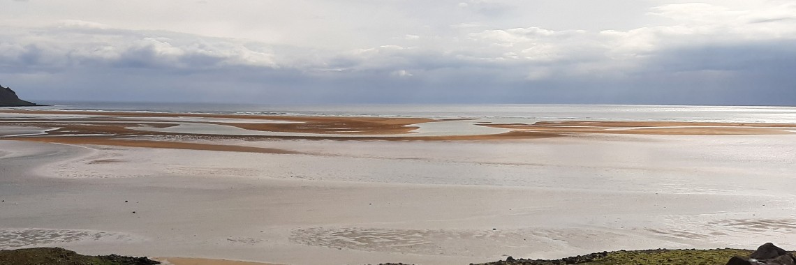 Vijftig tinten groen: Red Sand Beach, of Raudasandur. | Encaustichris