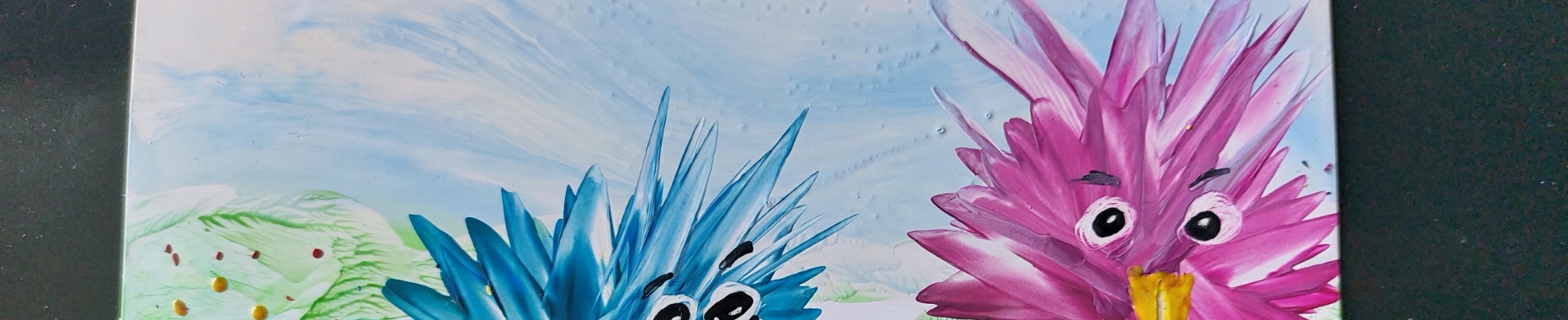 Crazy birds, werkjes van de dag 9-6-2023 | Encaustichris