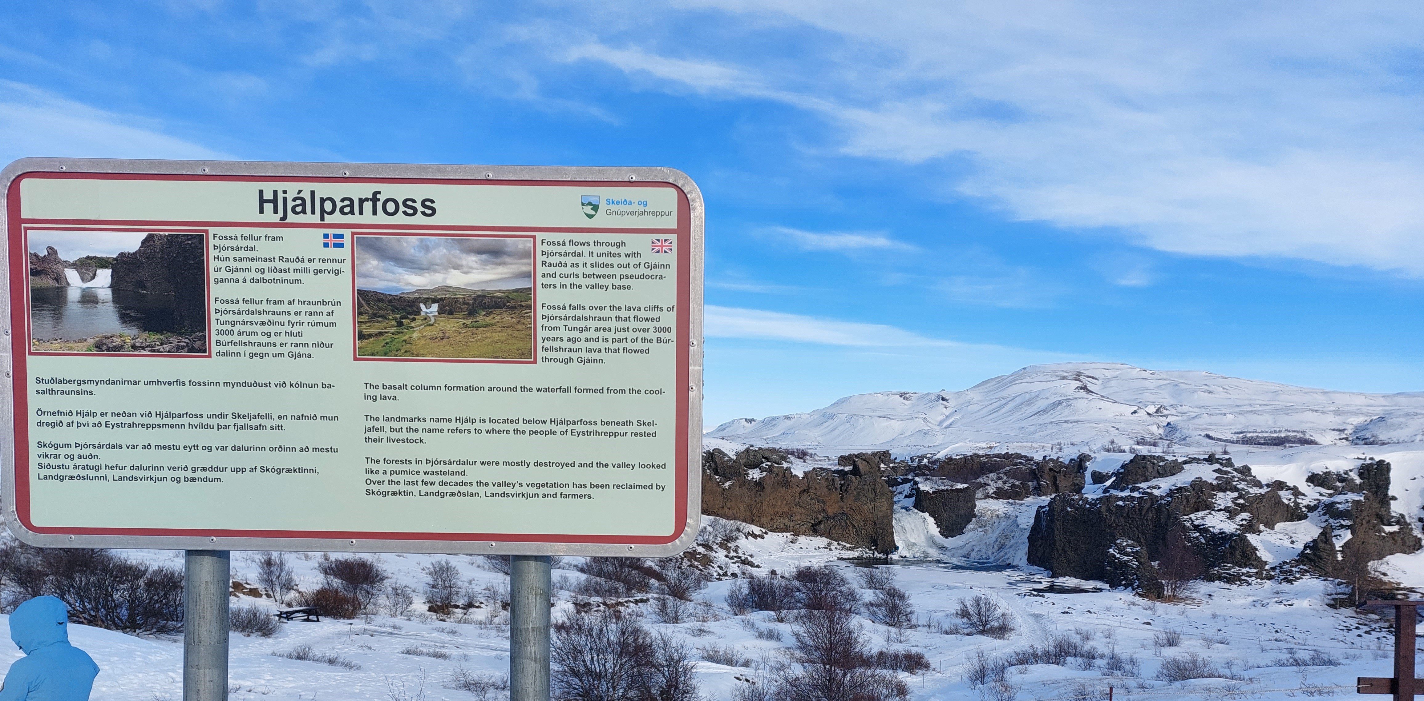 Vijftig tinten groen: Onze reis naar IJsland, februari 2024, slot: Hjálparfoss én........ | Encaustichris