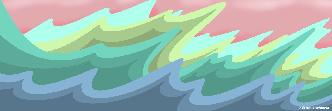 Life is like waves of sea # friendship # colleague | Piteke van der Meulen