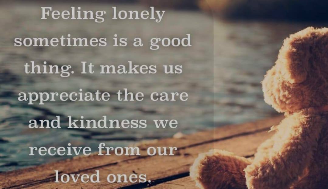 quote about lonely life | Lasting Change Workbook