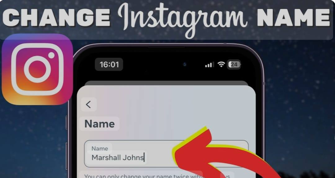 change name on instagram | Lasting Change Workbook
