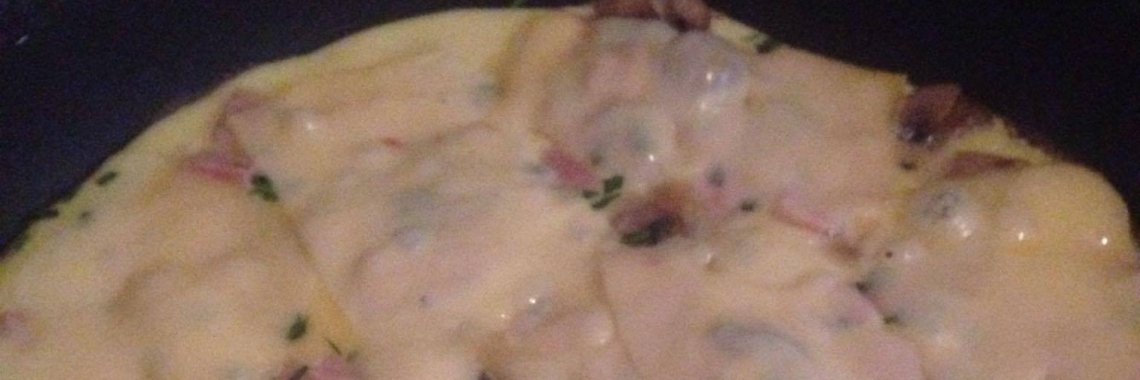 Omelet met champignons, ham, kaas en bieslook | Bacon&Beans