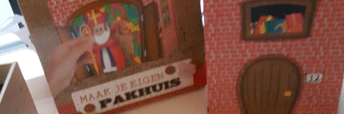 Sinterklaas Knutsel - Pakjeshuis en Stoomboot | KimsBlog