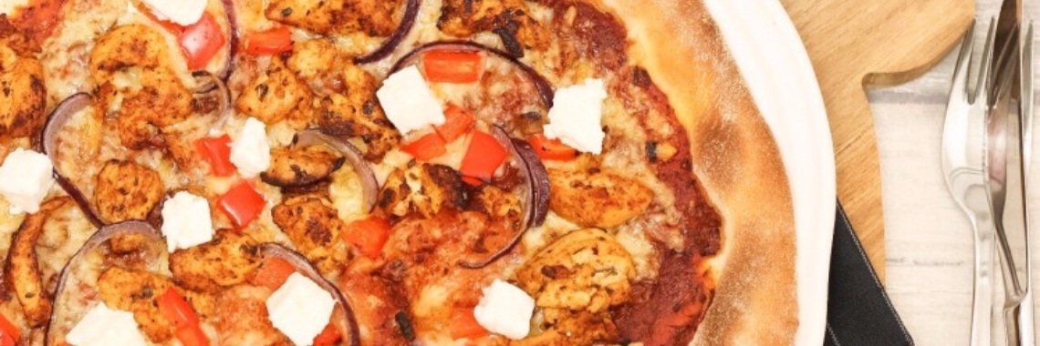 Recept: Griekse pizza met kip gyros en feta | Mariëlle