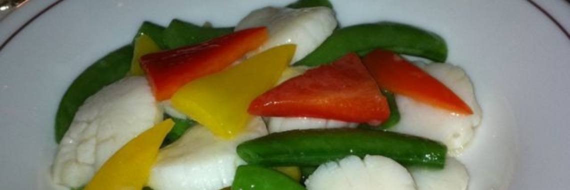 Salade met gestoomde coquilles Saint Jacques | Caroline Cuisine