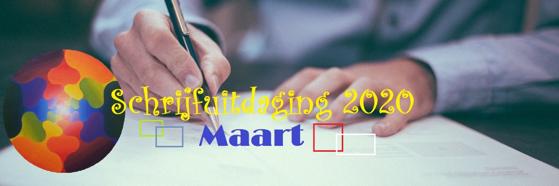 Schrijfuitdaging maart 2020 | Hans van Gemert