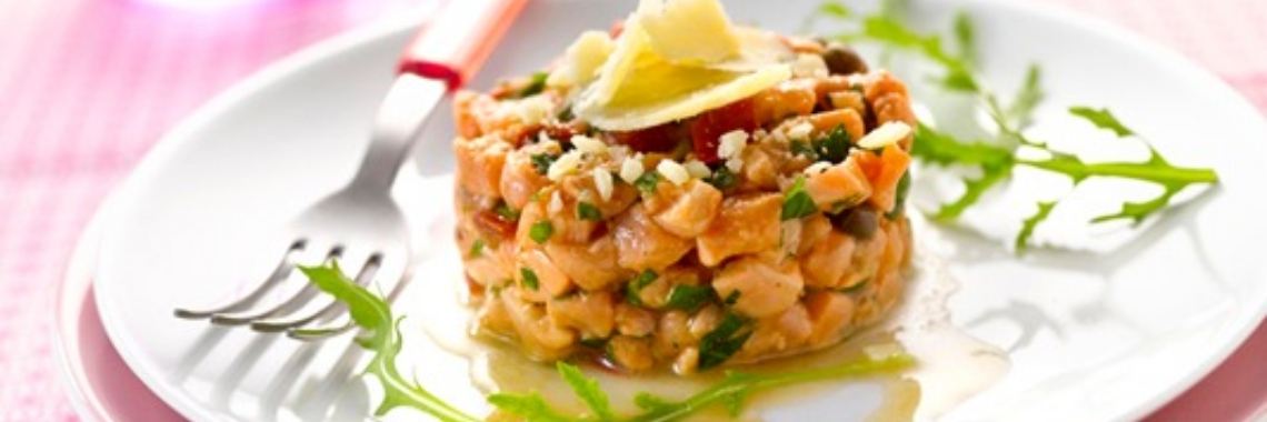 Tartaar van zalm en gember | Recepten Magazine