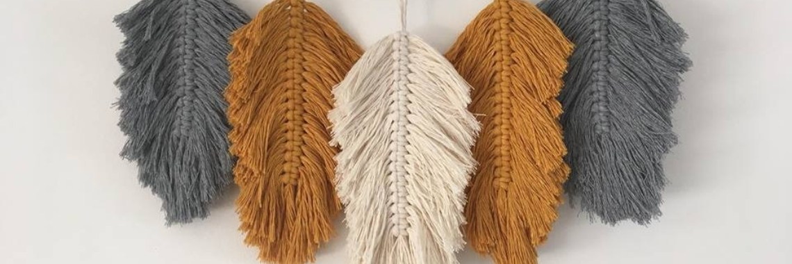 Diy Macrame veer maken van garen | Craftmama