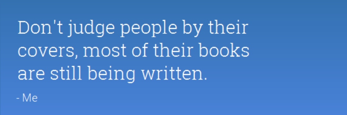 Oordeel en veroordeel niet, puur op wat je ziet | Je weet wel...Karin!