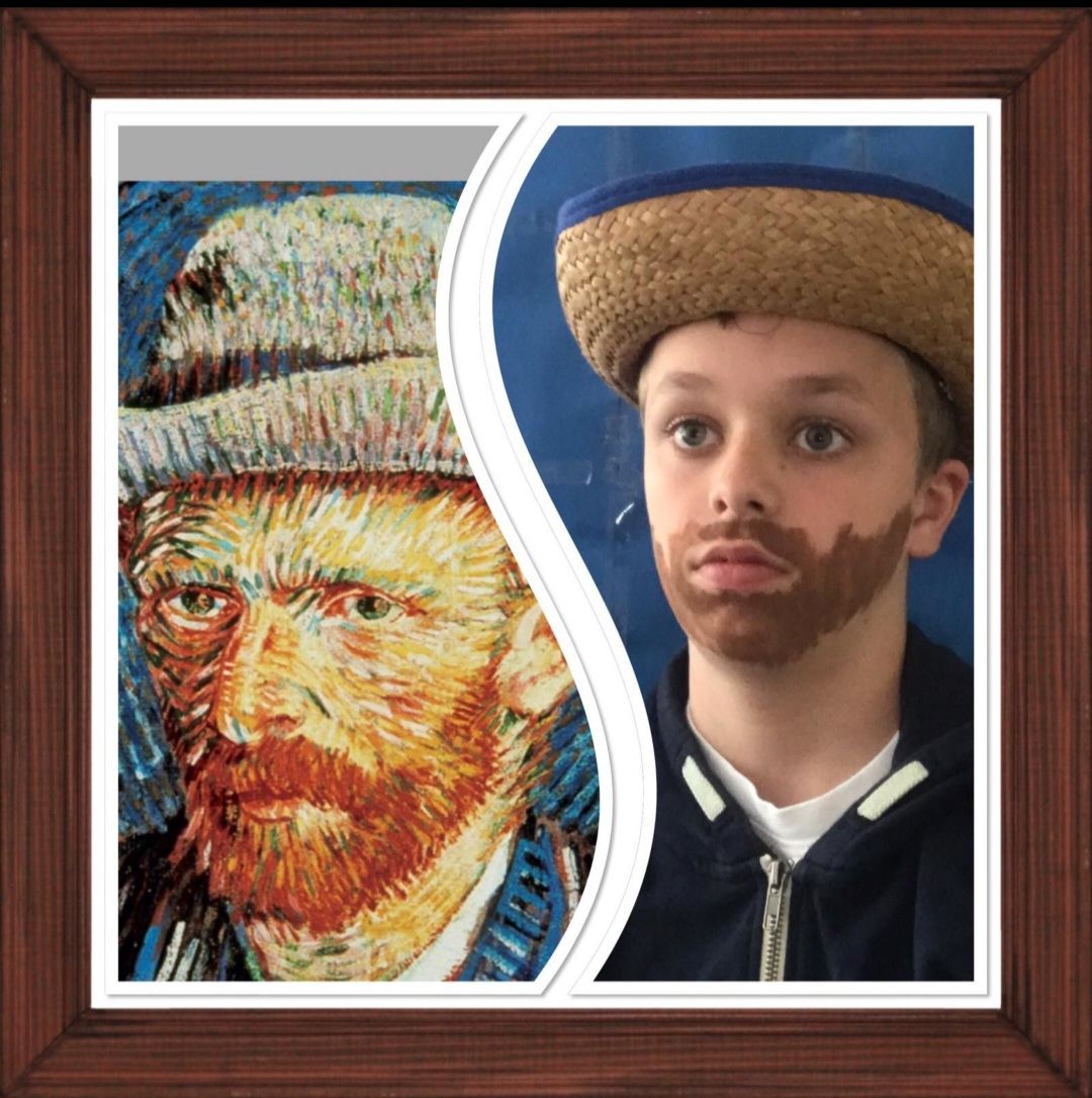 Selfie van jongste kleinzoon..... | marijke