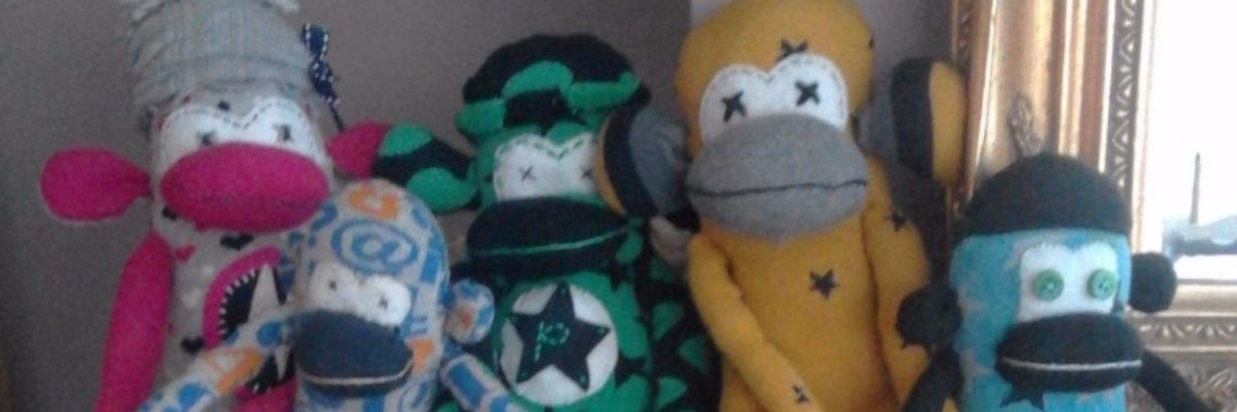 Recycle wedstrijd A Second Life; DIY Sokken Aap | Welkom bij De Kniezebietertjes