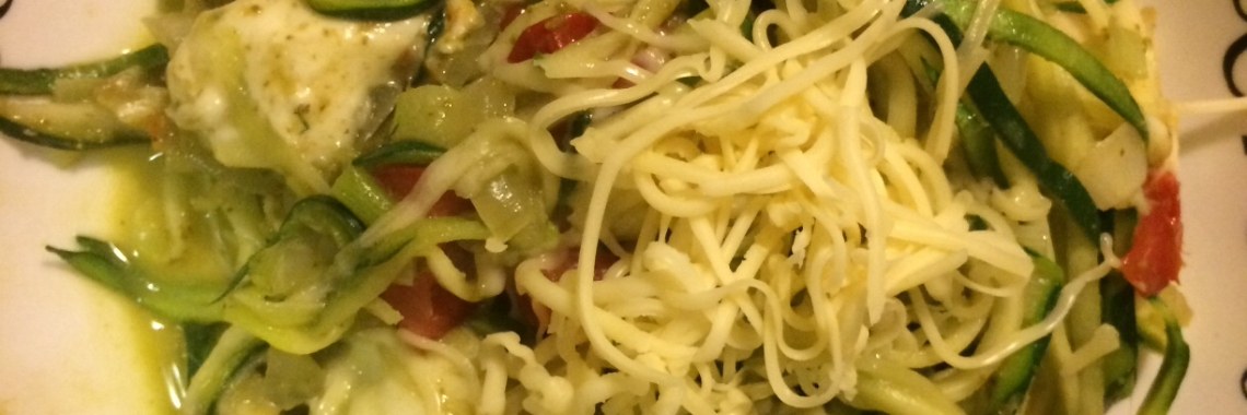 Courgette spaghetti caprese van Ditisveer!  | Ditisveer