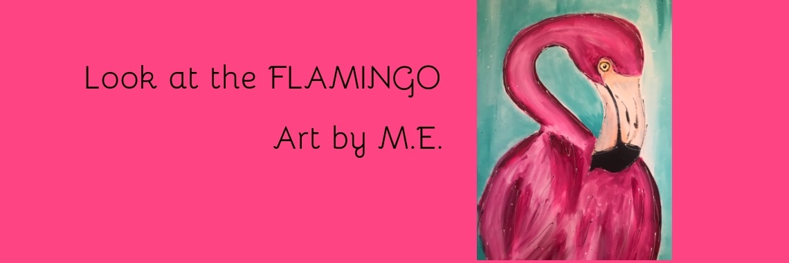 Schilderij FLAMINGO. | Louter