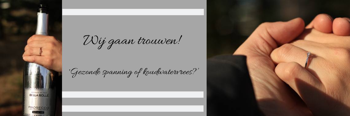 Wij gaan trouwen! 'Gezonde spanning of koudwatervrees?'(Deel 10) | Louter