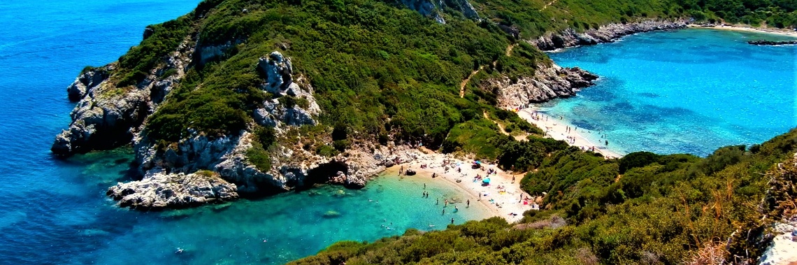 Corfu : de dubbele baai van Porto Timoni | enigma
