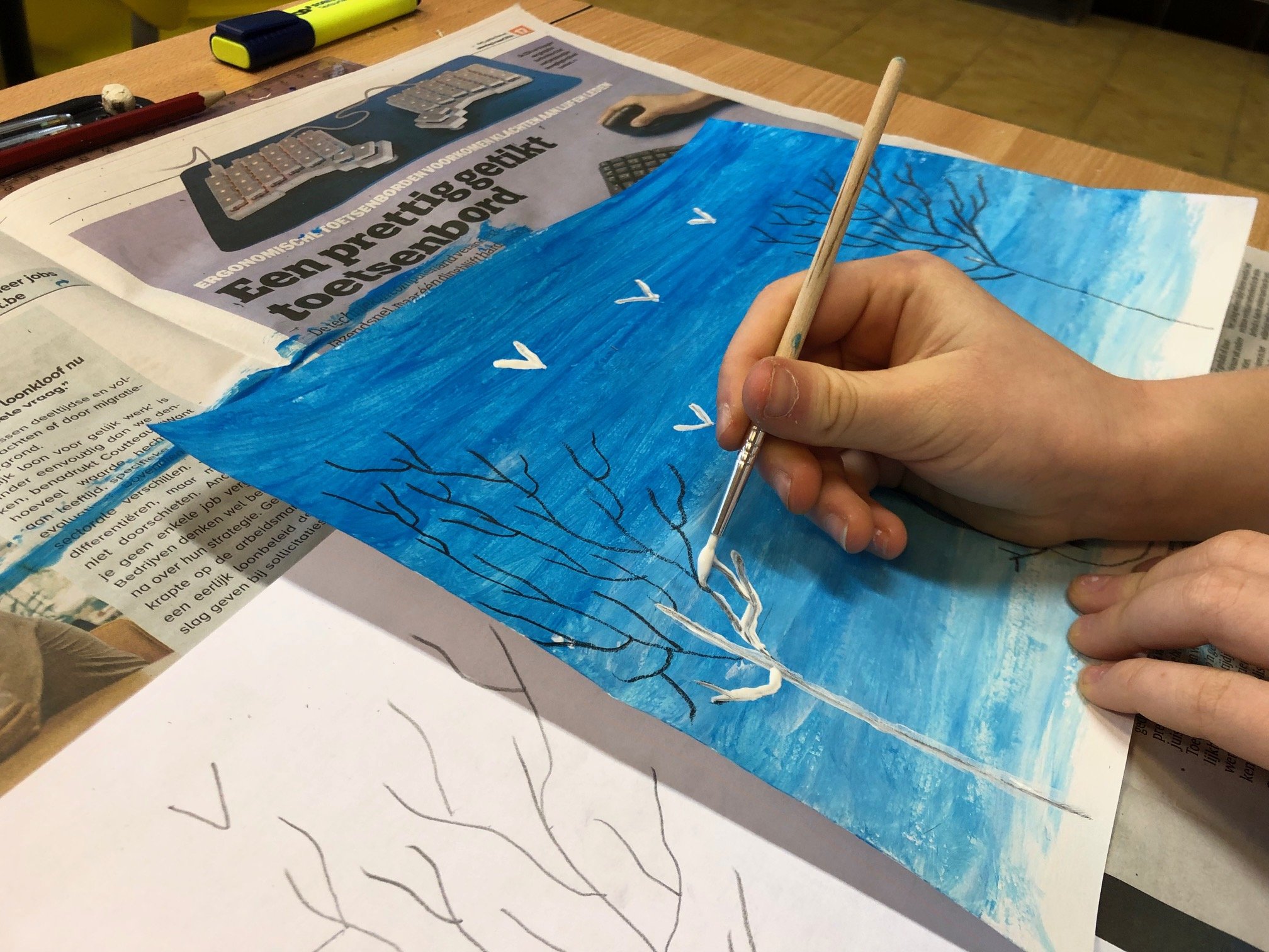 Working with cold and warm colors | enigma