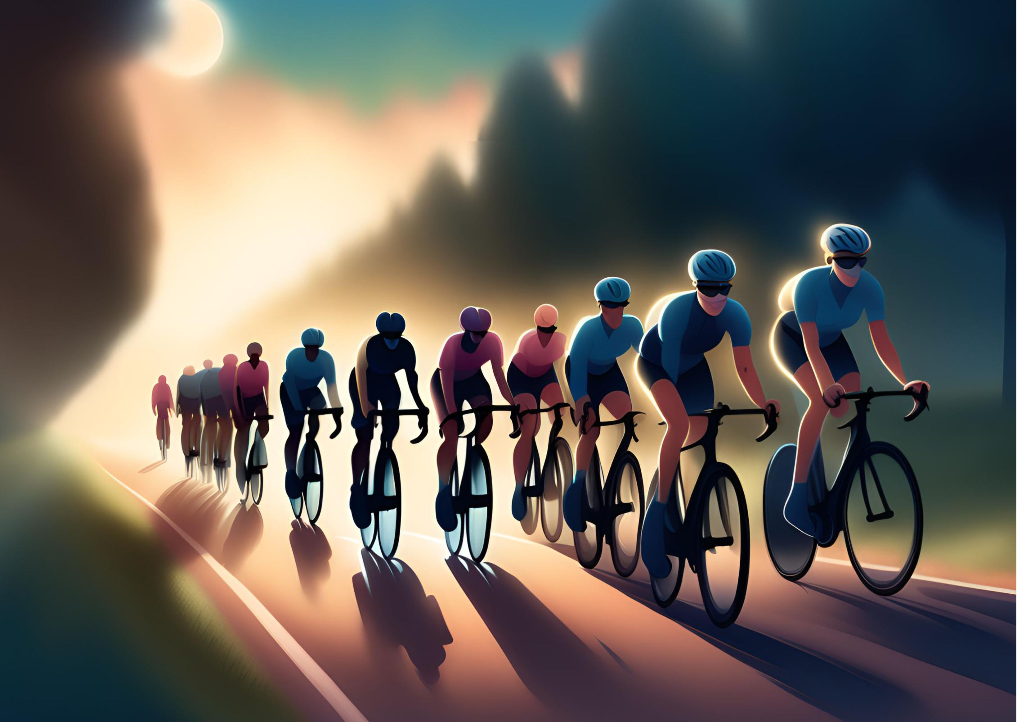 Het wielerpeloton... en ik. | enigma