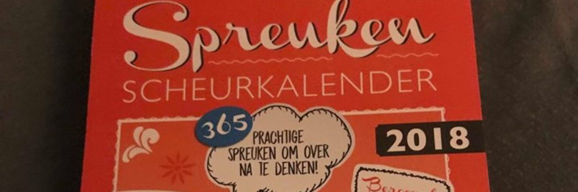 Spreuk van de dag 17 april  | Lisa van Rooy