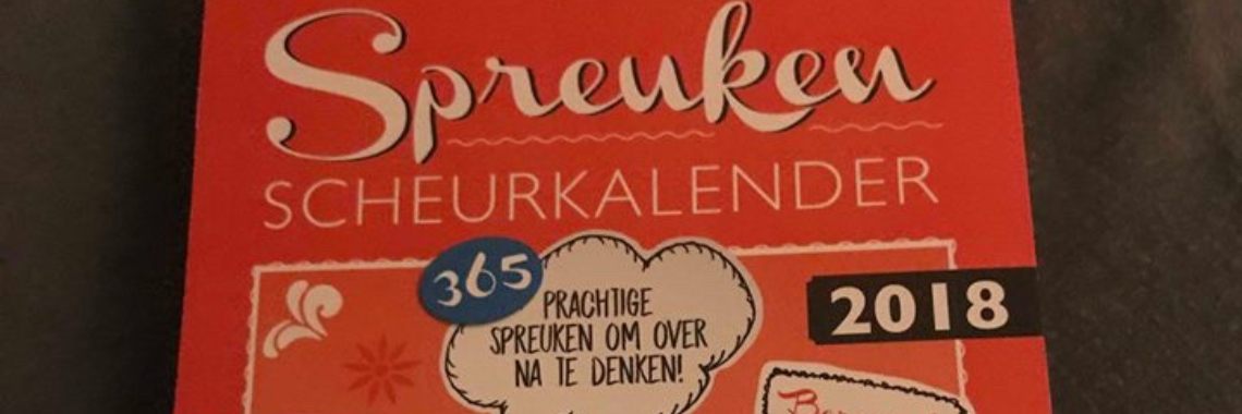 Spreuk van de dag 4 mei  | Lisa van Rooy